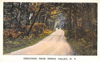 Greetings from  Spring Valley, New York Postcard