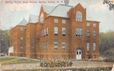 Spring Valley High School New York Postcard