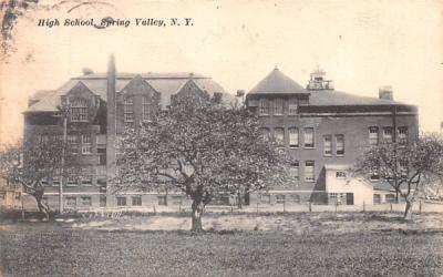 High School Spring Valley, New York Postcard