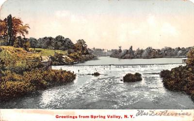 Greetings from  Spring Valley, New York Postcard