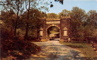 Entrance to Stony Point Battlefield New York Postcard