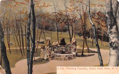 Drinking Fountain Stony Point, New York Postcard