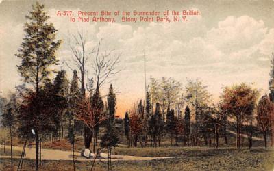 Surrender of the British to Mad Anthony Stony Point, New York Postcard