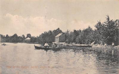 Camps Sackett Lake, New York Postcard