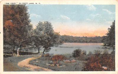 The Cove Sackett Lake, New York Postcard