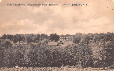 Saint Rose Cottage Saint Josephs, New York Postcard