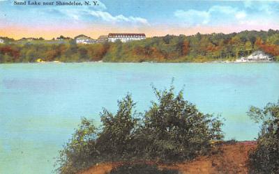 Sand Lake Shandelee, New York Postcard