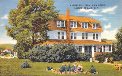 Murray Hill Farm Shandelee Lake, New York Postcard