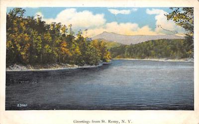 Greetings from Saint Remy, New York Postcard