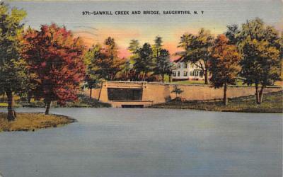 Sawkill Creek Saugerties, New York Postcard