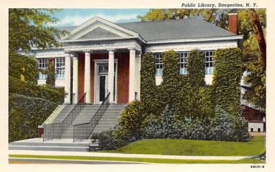 Public Library Saugerties, New York Postcard