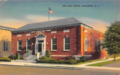 Post Office Saugerties, New York Postcard