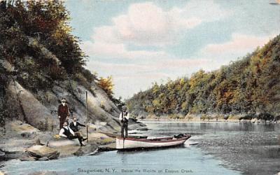Esopus Creek  Saugerties, New York Postcard