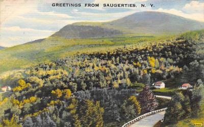 Greetings from Saugerties, New York Postcard