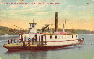 Ferry Boat Saugerties, New York Postcard