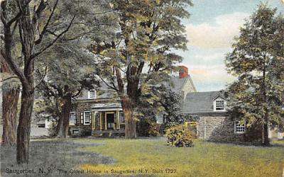 Oldest House Built 1727 Saugerties, New York Postcard