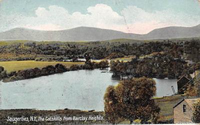 Catskills from Barclay Heights Saugerties, New York Postcard