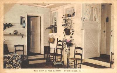 Shop in The Garden Stone Ridge, New York Postcard