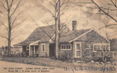 The Blue Churn Stone Ridge, New York Postcard