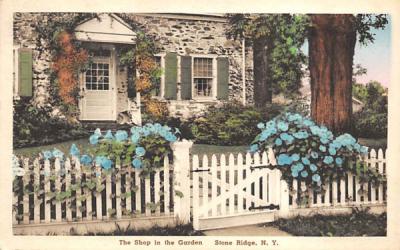 Flowers House Stone Ridge, New York Postcard