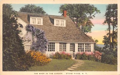 Flower House Stone Ridge, New York Postcard