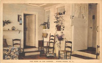 The Shop in the Garden Stone Ridge, New York Postcard