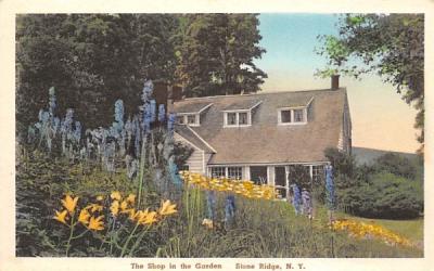 The Shop in the Garden Stone Ridge, New York Postcard