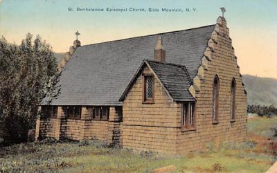 St Bertholomew Episcopal Church Slide Mountain, New York Postcard