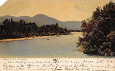 Catskill Mts Shokan Creek, New York Postcard