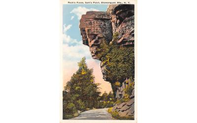 Rocks Face Sams Point Shawangunk Mountains, New York Postcard