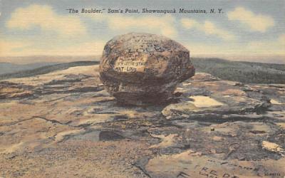 The Boulder Sams Point Shawangunk Mountains, New York Postcard