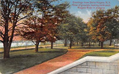 Grounds Stella Niagara, New York Postcard