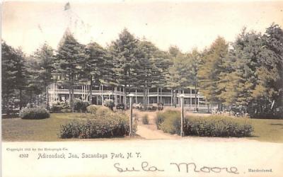 Adirondack Inn Sacandaga Park, New York Postcard