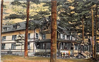 The Pines Hotel Sacandaga Park, New York Postcard