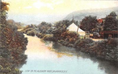 Allegheny River Salamanca, New York Postcard