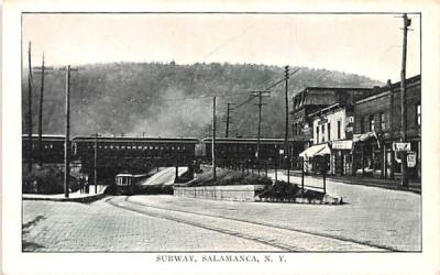 Subway Salamanca, New York Postcard