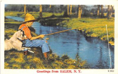 Greetings from Salem, New York Postcard