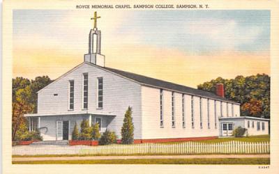 Royce Memorial Chapel Sampson, New York Postcard