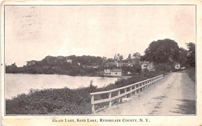 Glass Lake Sand Lake, New York Postcard