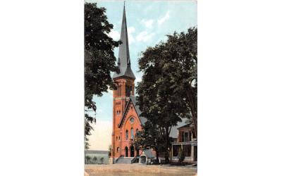 St Paul's RC Church Sandy Hill, New York Postcard