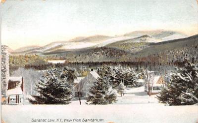 From Sanitarium Saranac Lake, New York Postcard