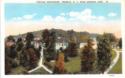Cottage Sanitarium Saranac Lake, New York Postcard