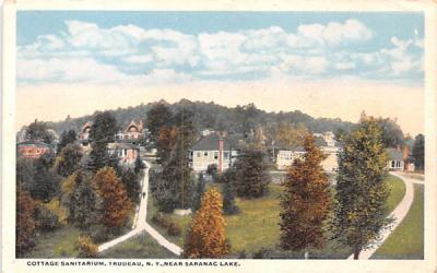 Cottage Sanitarium Saranac Lake, New York Postcard