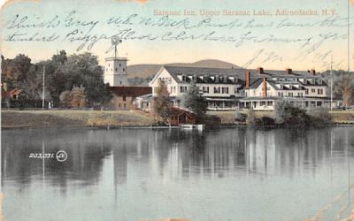 Saranac Inn Saranac Lake, New York Postcard