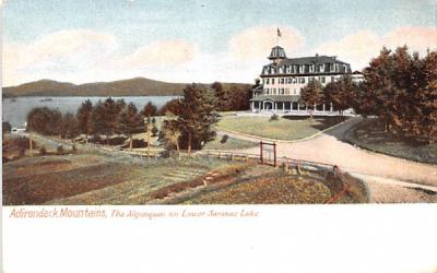 Algonquin Saranac Lake, New York Postcard