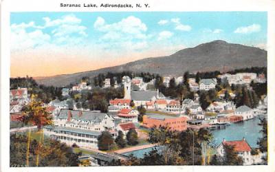 Adirondack Mountains Saranac Lake, New York Postcard