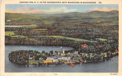 Saranac Inn Saranac Lake, New York Postcard