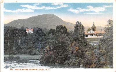 Mount Baker Saranac Lake, New York Postcard