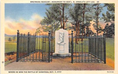 Breymns Redoubt Saratoga, New York Postcard