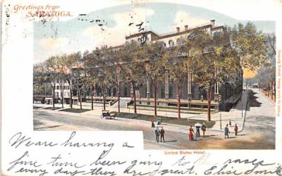 United States Hotel Saratoga, New York Postcard